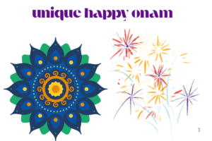 unique happy onam
