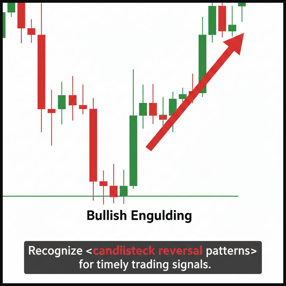Stock chart displaying a prominent Hammer candlestick pattern at a support level, signaling a potential bullish reversal in the market.